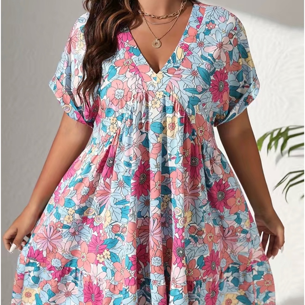 ❌❌SOLD❌❌Floral Flowy Boutique Dress